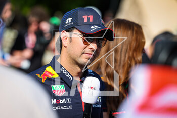 2023-02-23 - PEREZ Sergio (mex), Red Bull Racing RB19, portrait during the Formula 1 Aramco pre-season testing 2023 of the 2023 FIA Formula One World Championship from February 23 to 25, 2023 on the Bahrain International Circuit, in Sakhir, Bahrain - F1 - PRE-SEASON TESTING 2023 - BAHRAIN - FORMULA 1 - MOTORS