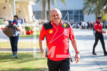 2023-02-23 - VASSEUR Frédéric (fra), Team Principal & General Manager of the Scuderia Ferrari, portrait during the Formula 1 Aramco pre-season testing 2023 of the 2023 FIA Formula One World Championship from February 23 to 25, 2023 on the Bahrain International Circuit, in Sakhir, Bahrain - F1 - PRE-SEASON TESTING 2023 - BAHRAIN - FORMULA 1 - MOTORS