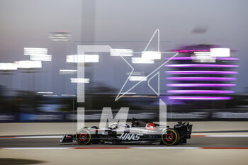 2023-02-23 - 20 MAGNUSSEN Kevin (den), Haas F1 Team VF-23 Ferrari, action during the Formula 1 Armco pre-season testing 2023 of the 2023 FIA Formula One World Championship from February 23 to 25, 2023 on the Bahrain International Circuit, in Sakhir, Bahrain - F1 - PRE-SEASON TESTING 2023 - BAHRAIN - FORMULA 1 - MOTORS