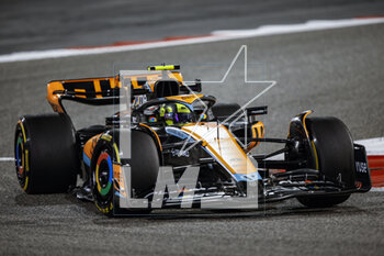 2023-02-23 - 04 NORRIS Lando (gbr), McLaren F1 Team MCL60, action during the Formula 1 Armco pre-season testing 2023 of the 2023 FIA Formula One World Championship from February 23 to 25, 2023 on the Bahrain International Circuit, in Sakhir, Bahrain - F1 - PRE-SEASON TESTING 2023 - BAHRAIN - FORMULA 1 - MOTORS