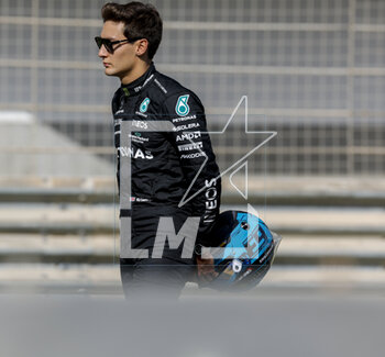 2023-02-23 - RUSSELL George (gbr), Mercedes AMG F1 Team W14, portrait during the Formula 1 Armco pre-season testing 2023 of the 2023 FIA Formula One World Championship from February 23 to 25, 2023 on the Bahrain International Circuit, in Sakhir, Bahrain - F1 - PRE-SEASON TESTING 2023 - BAHRAIN - FORMULA 1 - MOTORS
