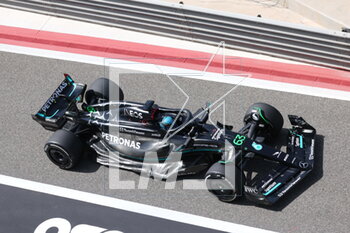 2023-02-23 - 63 RUSSELL George (gbr), Mercedes AMG F1 Team W14, action during the Formula 1 Armco pre-season testing 2023 of the 2023 FIA Formula One World Championship from February 23 to 25, 2023 on the Bahrain International Circuit, in Sakhir, Bahrain - F1 - PRE-SEASON TESTING 2023 - BAHRAIN - FORMULA 1 - MOTORS