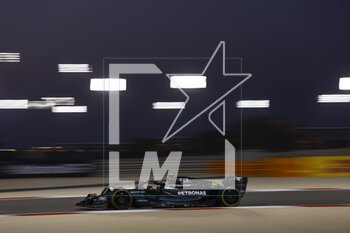 2023-02-23 - 44 HAMILTON Lewis (gbr), Mercedes AMG F1 Team W14, action during the Formula 1 Armco pre-season testing 2023 of the 2023 FIA Formula One World Championship from February 23 to 25, 2023 on the Bahrain International Circuit, in Sakhir, Bahrain - F1 - PRE-SEASON TESTING 2023 - BAHRAIN - FORMULA 1 - MOTORS