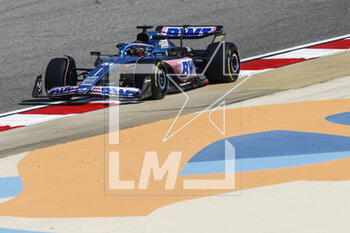 2023-02-24 - 31 OCON Esteban (fra), Alpine F1 Team A523, action during the Formula 1 Aramco pre-season testing 2023 of the 2023 FIA Formula One World Championship from February 23 to 25, 2023 on the Bahrain International Circuit, in Sakhir, Bahrain - F1 - PRE-SEASON TESTING 2023 - BAHRAIN - FORMULA 1 - MOTORS