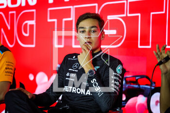2023-02-24 - RUSSELL George (gbr), Mercedes AMG F1 Team W14, portrait during the Formula 1 Aramco pre-season testing 2023 of the 2023 FIA Formula One World Championship from February 23 to 25, 2023 on the Bahrain International Circuit, in Sakhir, Bahrain - F1 - PRE-SEASON TESTING 2023 - BAHRAIN - FORMULA 1 - MOTORS