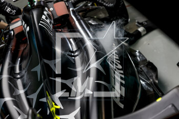 2023-02-25 - Mercedes AMG F1 Team W14, mechanical detail during the Formula 1 Aramco pre-season testing 2023 of the 2023 FIA Formula One World Championship from February 23 to 25, 2023 on the Bahrain International Circuit, in Sakhir, Bahrain - F1 - PRE-SEASON TESTING 2023 - BAHRAIN - FORMULA 1 - MOTORS