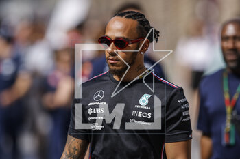 2023-02-25 - HAMILTON Lewis (gbr), Mercedes AMG F1 Team W14, portrait during the Formula 1 Aramco pre-season testing 2023 of the 2023 FIA Formula One World Championship from February 23 to 25, 2023 on the Bahrain International Circuit, in Sakhir, Bahrain - F1 - PRE-SEASON TESTING 2023 - BAHRAIN - FORMULA 1 - MOTORS
