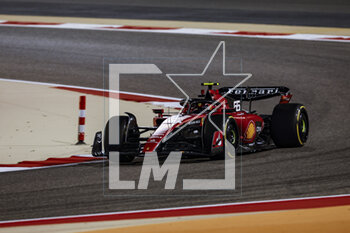 2023-02-25 - 55 SAINZ Carlos (spa), Scuderia Ferrari SF-23, action during the Formula 1 Aramco pre-season testing 2023 of the 2023 FIA Formula One World Championship from February 23 to 25, 2023 on the Bahrain International Circuit, in Sakhir, Bahrain - F1 - PRE-SEASON TESTING 2023 - BAHRAIN - FORMULA 1 - MOTORS