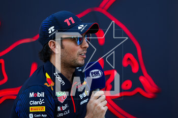 2023-03-02 - REZ Sergio (mex), Red Bull Racing RB19, portrait during the Formula 1 Gulf Air Bahrain Grand Prix 2023, 1st round of the 2023 FIA Formula One World Championship from March 2
3 to 5, 2023 on the Bahrain International Circuit, in Sakhir, Bahrain - F1 - BAHRAIN GRAND PRIX 2023 - FORMULA 1 - MOTORS