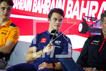 2023-03-02 - DE VRIES Nyck (ned), Scuderia AlphaTauri AT04, portrait during the Formula 1 Gulf Air Bahrain Grand Prix 2023, 1st round of the 2023 FIA Formula One World Championship from March 2
3 to 5, 2023 on the Bahrain International Circuit, in Sakhir, Bahrain - F1 - BAHRAIN GRAND PRIX 2023 - FORMULA 1 - MOTORS