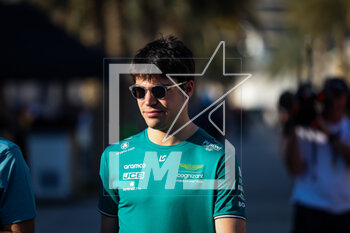 2023-03-02 - STROLL Lance (can), Aston Martin F1 Team AMR23, portrait during the Formula 1 Gulf Air Bahrain Grand Prix 2023, 1st round of the 2023 FIA Formula One World Championship from March 2
3 to 5, 2023 on the Bahrain International Circuit, in Sakhir, Bahrain - F1 - BAHRAIN GRAND PRIX 2023 - FORMULA 1 - MOTORS