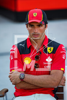 2023-03-02 - SAINZ Carlos (spa), Scuderia Ferrari SF-23, portrait during the Formula 1 Gulf Air Bahrain Grand Prix 2023, 1st round of the 2023 FIA Formula One World Championship from March 2
3 to 5, 2023 on the Bahrain International Circuit, in Sakhir, Bahrain - F1 - BAHRAIN GRAND PRIX 2023 - FORMULA 1 - MOTORS