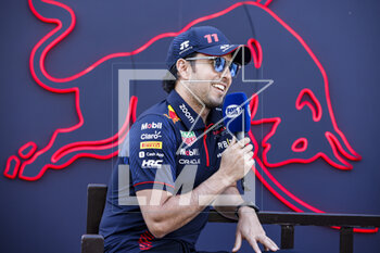 2023-03-02 - PEREZ Sergio (mex), Red Bull Racing RB19, portrait during the Formula 1 Gulf Air Bahrain Grand Prix 2023, 1st round of the 2023 FIA Formula One World Championship from March 2 to 5, 2023 on the Bahrain International Circuit, in Sakhir, Bahrain - F1 - BAHRAIN GRAND PRIX 2023 - FORMULA 1 - MOTORS