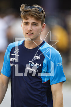 2023-03-02 - SARGEANT Logan (usa), Williams Racing FW45, portrait during the Formula 1 Gulf Air Bahrain Grand Prix 2023, 1st round of the 2023 FIA Formula One World Championship from March 2 to 5, 2023 on the Bahrain International Circuit, in Sakhir, Bahrain - F1 - BAHRAIN GRAND PRIX 2023 - FORMULA 1 - MOTORS