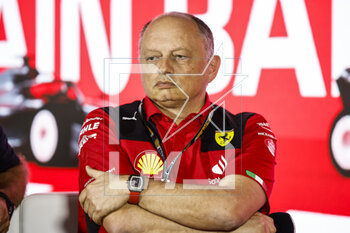 2023-03-03 - VASSEUR Frédéric (fra), Team Principal & General Manager of the Scuderia Ferrari, portrait during the Formula 1 Gulf Air Bahrain Grand Prix 2023, 1st round of the 2023 FIA Formula One World Championship from March 2 to 5, 2023 on the Bahrain International Circuit, in Sakhir, Bahrain - F1 - BAHRAIN GRAND PRIX 2023 - FORMULA 1 - MOTORS