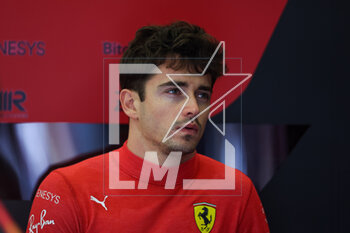 2023-03-03 - LECLERC Charles (mco), Scuderia Ferrari SF-23, portrait during the Formula 1 Gulf Air Bahrain Grand Prix 2023, 1st round of the 2023 FIA Formula One World Championship from March 2 to 5, 2023 on the Bahrain International Circuit, in Sakhir, Bahrain - F1 - BAHRAIN GRAND PRIX 2023 - FORMULA 1 - MOTORS