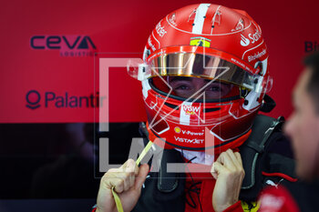 2023-03-03 - LECLERC Charles (mco), Scuderia Ferrari SF-23, portrait during the Formula 1 Gulf Air Bahrain Grand Prix 2023, 1st round of the 2023 FIA Formula One World Championship from March 2 to 5, 2023 on the Bahrain International Circuit, in Sakhir, Bahrain - F1 - BAHRAIN GRAND PRIX 2023 - FORMULA 1 - MOTORS