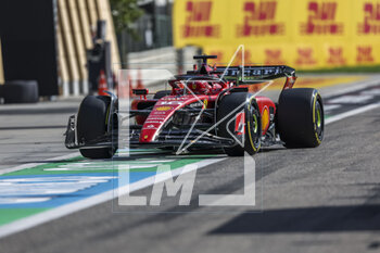 2023-03-03 - 16 LECLERC Charles (mco), Scuderia Ferrari SF-23, action during the Formula 1 Gulf Air Bahrain Grand Prix 2023, 1st round of the 2023 FIA Formula One World Championship from March 2
3 to 5, 2023 on the Bahrain International Circuit, in Sakhir, Bahrain - F1 - BAHRAIN GRAND PRIX 2023 - FORMULA 1 - MOTORS