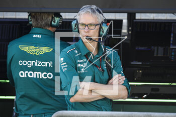2023-03-03 - KRACK Mike (her), Team Principal and CEO of Aston Martin F1 Team, portrait during the Formula 1 Gulf Air Bahrain Grand Prix 2023, 1st round of the 2023 FIA Formula One World Championship from March 2 to 5, 2023 on the Bahrain International Circuit, in Sakhir, Bahrain - F1 - BAHRAIN GRAND PRIX 2023 - FORMULA 1 - MOTORS