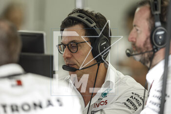 2023-03-03 - WOLFF Toto (aut), Team Principal & CEO of Mercedes AMG F1 Team, portrait during the Formula 1 Gulf Air Bahrain Grand Prix 2023, 1st round of the 2023 FIA Formula One World Championship from March 2 to 5, 2023 on the Bahrain International Circuit, in Sakhir, Bahrain - F1 - BAHRAIN GRAND PRIX 2023 - FORMULA 1 - MOTORS