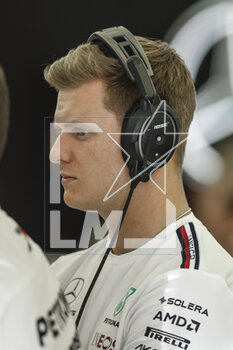 2023-03-03 - SCHUMACHER Mick (ger), Reserve Driver of Mercedes AMG F1 Team, portrait during the Formula 1 Gulf Air Bahrain Grand Prix 2023, 1st round of the 2023 FIA Formula One World Championship from March 2 to 5, 2023 on the Bahrain International Circuit, in Sakhir, Bahrain - F1 - BAHRAIN GRAND PRIX 2023 - FORMULA 1 - MOTORS