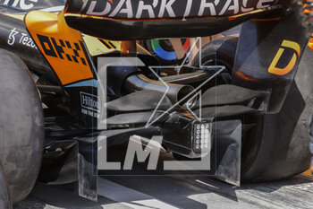 2023-03-03 - McLaren F1 Team MCL60, mechanical detail during the Formula 1 Gulf Air Bahrain Grand Prix 2023, 1st round of the 2023 FIA Formula One World Championship from March 2 to 5, 2023 on the Bahrain International Circuit, in Sakhir, Bahrain - F1 - BAHRAIN GRAND PRIX 2023 - FORMULA 1 - MOTORS