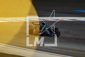 2023-03-03 - 18 STROLL Lance (can), Aston Martin F1 Team AMR23, action during the Formula 1 Gulf Air Bahrain Grand Prix 2023, 1st round of the 2023 FIA Formula One World Championship from March 2 to 5, 2023 on the Bahrain International Circuit, in Sakhir, Bahrain - F1 - BAHRAIN GRAND PRIX 2023 - FORMULA 1 - MOTORS