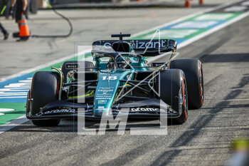 2023-03-04 - 18 STROLL Lance (can), Aston Martin F1 Team AMR23, action during the Formula 1 Gulf Air Bahrain Grand Prix 2023, 1st round of the 2023 FIA Formula One World Championship from March 2
3 to 5, 2023 on the Bahrain International Circuit, in Sakhir, Bahrain - F1 - BAHRAIN GRAND PRIX 2023 - FORMULA 1 - MOTORS
