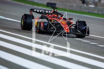 2023-03-04 - 16 LECLERC Charles (mco), Scuderia Ferrari SF-23, action during the Formula 1 Gulf Air Bahrain Grand Prix 2023, 1st round of the 2023 FIA Formula One World Championship from March 2 to 5, 2023 on the Bahrain International Circuit, in Sakhir, Bahrain - F1 - BAHRAIN GRAND PRIX 2023 - FORMULA 1 - MOTORS