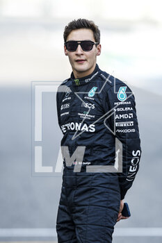2023-03-05 - RUSSELL George (gbr), Mercedes AMG F1 Team W14, portrait during the Formula 1 Gulf Air Bahrain Grand Prix 2023, 1st round of the 2023 FIA Formula One World Championship from March 2 to 5, 2023 on the Bahrain International Circuit, in Sakhir, Bahrain - F1 - BAHRAIN GRAND PRIX 2023 - RACE - FORMULA 1 - MOTORS