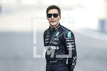 2023-03-05 - RUSSELL George (gbr), Mercedes AMG F1 Team W14, portrait during the Formula 1 Gulf Air Bahrain Grand Prix 2023, 1st round of the 2023 FIA Formula One World Championship from March 2 to 5, 2023 on the Bahrain International Circuit, in Sakhir, Bahrain - F1 - BAHRAIN GRAND PRIX 2023 - RACE - FORMULA 1 - MOTORS