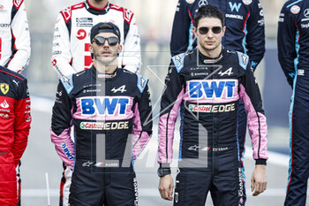 2023-03-05 - GASLY Pierre (fra), Alpine F1 Team A523, portrait OCON Esteban (fra), Alpine F1 Team A523, portrait during the Formula 1 Gulf Air Bahrain Grand Prix 2023, 1st round of the 2023 FIA Formula One World Championship from March 2 to 5, 2023 on the Bahrain International Circuit, in Sakhir, Bahrain - F1 - BAHRAIN GRAND PRIX 2023 - RACE - FORMULA 1 - MOTORS