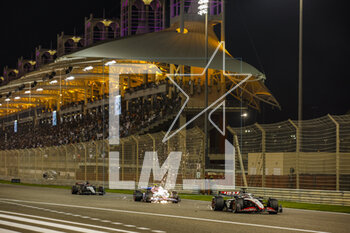 2023-03-05 - 20 MAGNUSSEN Kevin (den), Haas F1 Team VF-23 Ferrari, action with GASLY Pierre (fra), Alpine F1 Team A523 during the Formula 1 Gulf Air Bahrain Grand Prix 2023, 1st round of the 2023 FIA Formula One World Championship from March 2
3 to 5, 2023 on the Bahrain International Circuit, in Sakhir, Bahrain - F1 - BAHRAIN GRAND PRIX 2023 - RACE - FORMULA 1 - MOTORS