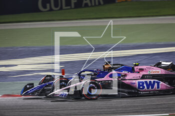 2023-03-05 - 10 GASLY Pierre (fra), Alpine F1 Team A523, action with 23 ALBON Alexander (tha), Williams Racing FW45 during the Formula 1 Gulf Air Bahrain Grand Prix 2023, 1st round of the 2023 FIA Formula One World Championship from March 2 to 5, 2023 on the Bahrain International Circuit, in Sakhir, Bahrain - F1 - BAHRAIN GRAND PRIX 2023 - RACE - FORMULA 1 - MOTORS