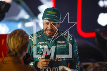 2023-03-05 - ALONSO Fernando (spa), Aston Martin F1 Team AMR23, portrait after the race during the Formula 1 Gulf Air Bahrain Grand Prix 2023, 1st round of the 2023 FIA Formula One World Championship from March 2 to 5, 2023 on the Bahrain International Circuit, in Sakhir, Bahrain - F1 - BAHRAIN GRAND PRIX 2023 - RACE - FORMULA 1 - MOTORS