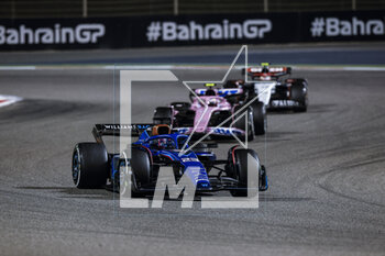 2023-03-05 - 23 ALBON Alexander (tha), Williams Racing FW45, action during the Formula 1 Gulf Air Bahrain Grand Prix 2023, 1st round of the 2023 FIA Formula One World Championship from March 2 to 5, 2023 on the Bahrain International Circuit, in Sakhir, Bahrain - F1 - BAHRAIN GRAND PRIX 2023 - RACE - FORMULA 1 - MOTORS
