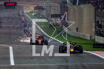2023-03-05 - 01 VERSTAPPEN Max (nld), Red Bull Racing RB19, 16 LECLERC Charles (mco), Scuderia Ferrari SF-23, action during the Formula 1 Gulf Air Bahrain Grand Prix 2023, 1st round of the 2023 FIA Formula One World Championship from March 3 to 5, 2023 on the Bahrain International Circuit, in Sakhir, Bahrain - F1 - BAHRAIN GRAND PRIX 2023 - RACE - FORMULA 1 - MOTORS