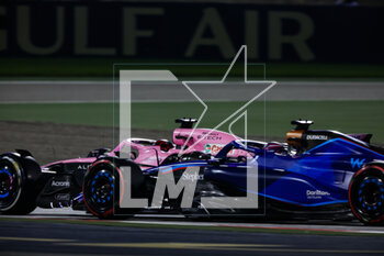 2023-03-05 - 31 OCON Esteban (fra), Alpine F1 Team A523, 23 ALBON Alexander (tha), Williams Racing FW45, action during the Formula 1 Gulf Air Bahrain Grand Prix 2023, 1st round of the 2023 FIA Formula One World Championship from March 3 to 5, 2023 on the Bahrain International Circuit, in Sakhir, Bahrain - F1 - BAHRAIN GRAND PRIX 2023 - RACE - FORMULA 1 - MOTORS