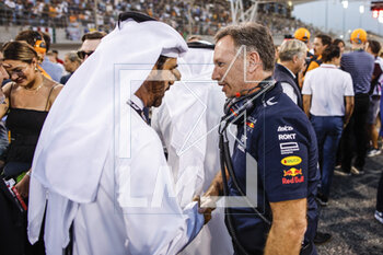 2023-03-05 - BEN SULAYEM Mohammed (uae), President of the FIA, portrait HORNER Christian (gbr), Team Principal of Red Bull Racing, portrait during the Formula 1 Gulf Air Bahrain Grand Prix 2023, 1st round of the 2023 FIA Formula One World Championship from March 2 to 5, 2023 on the Bahrain International Circuit, in Sakhir, Bahrain - F1 - BAHRAIN GRAND PRIX 2023 - RACE - FORMULA 1 - MOTORS