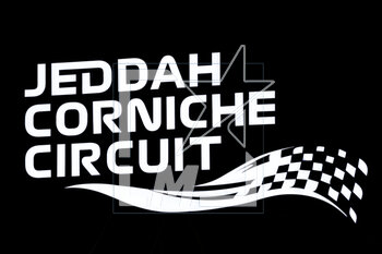 16/03/2023 - Jeddah Corniche Circuit logo during the Formula 1 STC Saudi Arabian Grand Prix 2023, 2nd round of the 2023 Formula One World Championship from March 17 to 19, 2023 on the Jeddah Corniche Circuit, in Jeddah, Saudi Arabia - F1 - SAUDI ARABIAN GRAND PRIX 2023 - FORMULA 1 - MOTORI