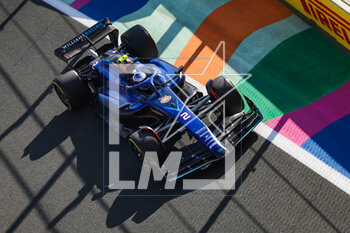 17/03/2023 - 02 SARGEANT Logan (usa), Williams Racing FW45, action during the Formula 1 STC Saudi Arabian Grand Prix 2023, 2nd round of the 2023 Formula One World Championship from March 17 to 19, 2023 on the Jeddah Corniche Circuit, in Jeddah, Saudi Arabia - F1 - SAUDI ARABIAN GRAND PRIX 2023 - FORMULA 1 - MOTORI