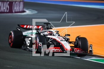 17/03/2023 - 20 MAGNUSSEN Kevin (den), Haas F1 Team VF-23 Ferrari, action during the Formula 1 STC Saudi Arabian Grand Prix 2023, 2nd round of the 2023 Formula One World Championship from March 17 to 19, 2023 on the Jeddah Corniche Circuit, in Jeddah, Saudi Arabia - F1 - SAUDI ARABIAN GRAND PRIX 2023 - FORMULA 1 - MOTORI