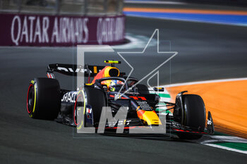 17/03/2023 - 11 PEREZ Sergio (mex), Red Bull Racing RB19, action during the Formula 1 STC Saudi Arabian Grand Prix 2023, 2nd round of the 2023 Formula One World Championship from March 17 to 19, 2023 on the Jeddah Corniche Circuit, in Jeddah, Saudi Arabia - F1 - SAUDI ARABIAN GRAND PRIX 2023 - FORMULA 1 - MOTORI
