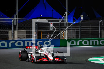 18/03/2023 - 20 MAGNUSSEN Kevin (den), Haas F1 Team VF-23 Ferrari, action during the Formula 1 STC Saudi Arabian Grand Prix 2023, 2nd round of the 2023 Formula One World Championship from March 17 to 19, 2023 on the Jeddah Corniche Circuit, in Jeddah, Saudi Arabia - F1 - SAUDI ARABIAN GRAND PRIX 2023 - FORMULA 1 - MOTORI