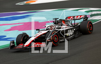 18/03/2023 - 20 MAGNUSSEN Kevin (den), Haas F1 Team VF-23 Ferrari, action during the Formula 1 STC Saudi Arabian Grand Prix 2023, 2nd round of the 2023 Formula One World Championship from March 17 to 19, 2023 on the Jeddah Corniche Circuit, in Jeddah, Saudi Arabia - F1 - SAUDI ARABIAN GRAND PRIX 2023 - FORMULA 1 - MOTORI
