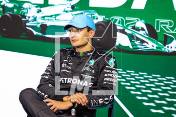 2023-03-19 - RUSSELL George (gbr), Mercedes AMG F1 Team W14, portrait during the Formula 1 STC Saudi Arabian Grand Prix 2023, 2nd round of the 2023 Formula One World Championship from March 17 to 19, 2023 on the Jeddah Corniche Circuit, in Jeddah, Saudi Arabia - F1 - SAUDI ARABIAN GRAND PRIX 2023 - RACE - FORMULA 1 - MOTORS