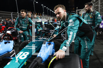 2023-03-19 - 18 STROLL Lance (can), Aston Martin F1 Team AMR23, action during the Formula 1 STC Saudi Arabian Grand Prix 2023, 2nd round of the 2023 Formula One World Championship from March 17 to 19, 2023 on the Jeddah Corniche Circuit, in Jeddah, Saudi Arabia - F1 - SAUDI ARABIAN GRAND PRIX 2023 - RACE - FORMULA 1 - MOTORS