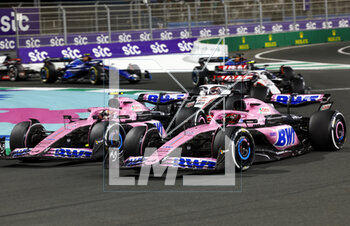2023-03-19 - 31 OCON Esteban (fra), Alpine F1 Team A523, 10 GASLY Pierre (fra), Alpine F1 Team A523, action during the Formula 1 STC Saudi Arabian Grand Prix 2023, 2nd round of the 2023 Formula One World Championship from March 17 to 19, 2023 on the Jeddah Corniche Circuit, in Jeddah, Saudi Arabia - F1 - SAUDI ARABIAN GRAND PRIX 2023 - RACE - FORMULA 1 - MOTORS