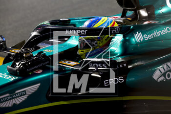 2023-03-19 - 14 ALONSO Fernando (spa), Aston Martin F1 Team AMR23, action during the Formula 1 STC Saudi Arabian Grand Prix 2023, 2nd round of the 2023 Formula One World Championship from March 17 to 19, 2023 on the Jeddah Corniche Circuit, in Jeddah, Saudi Arabia - F1 - SAUDI ARABIAN GRAND PRIX 2023 - RACE - FORMULA 1 - MOTORS