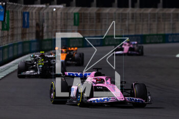 2023-03-19 - 31 OCON Esteban (fra), Alpine F1 Team A523, action during the Formula 1 STC Saudi Arabian Grand Prix 2023, 2nd round of the 2023 Formula One World Championship from March 17 to 19, 2023 on the Jeddah Corniche Circuit, in Jeddah, Saudi Arabia - F1 - SAUDI ARABIAN GRAND PRIX 2023 - RACE - FORMULA 1 - MOTORS